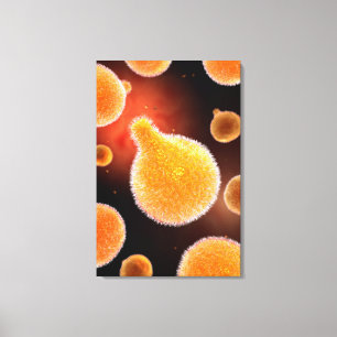 Toile Image Conceptuelle Du Plasmodium À L'Origine Du Pa