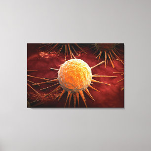 Toile Image conceptuelle du virus 1 de Cancer