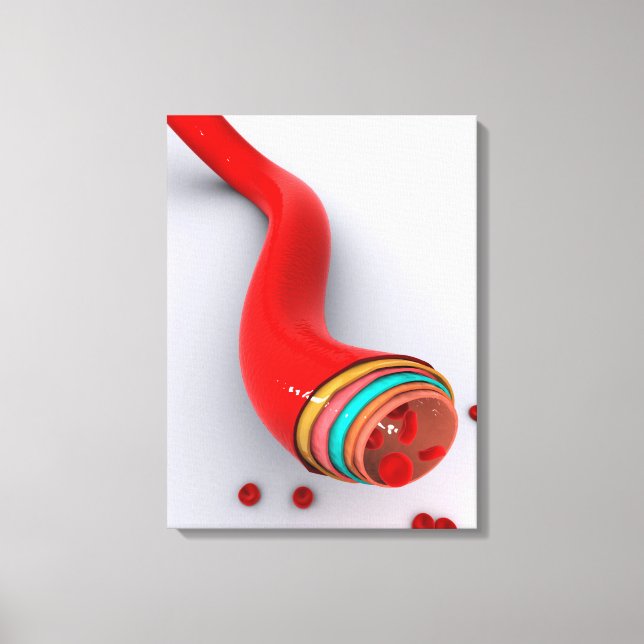 Toile Image Conceptuelle D'Un Bateau De Sang (Recto)