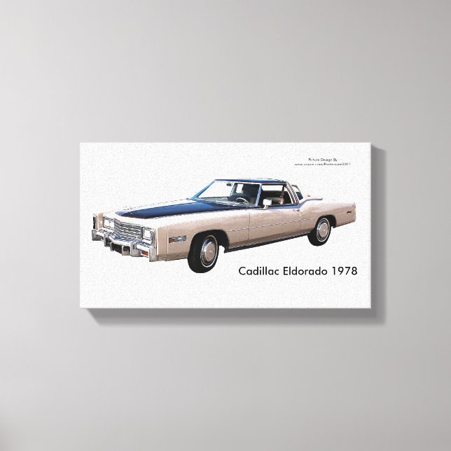Toile Image de voiture classique pour NullValue-Wrapped- (Recto)