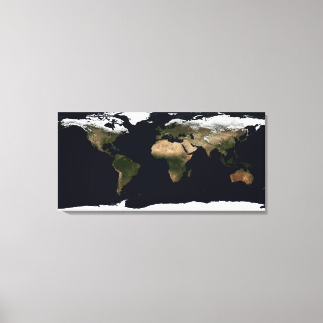 Toile Image mondiale de notre monde (Recto)