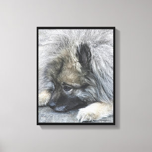 Toile Image numérique intitulée "En paix avec le monde"