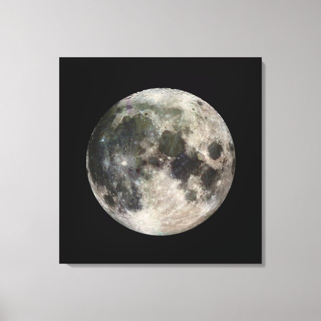 Toile Image vive de la Lune (Recto)