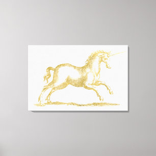 Toile Imaginaire de licorne de parties scintillantes