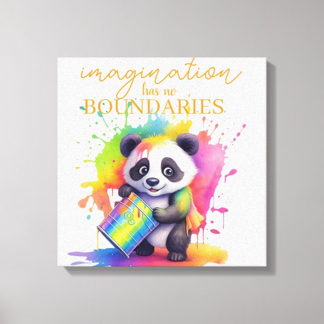 Toile Imagination Has No Boundaries — Kids’ Room Poster (Recto)