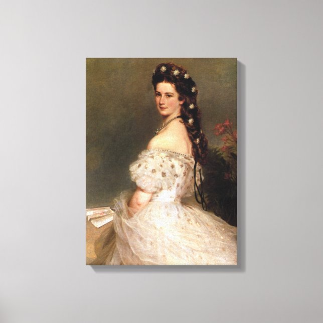 Toile Impératrice Élisabeth d'Autriche - Sisi (Recto)