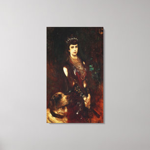 Toile Impératrice Elizabeth de l'Autriche, 1883