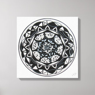 Toile Impressão Em Tela Painel Mandala Serenidade Floral