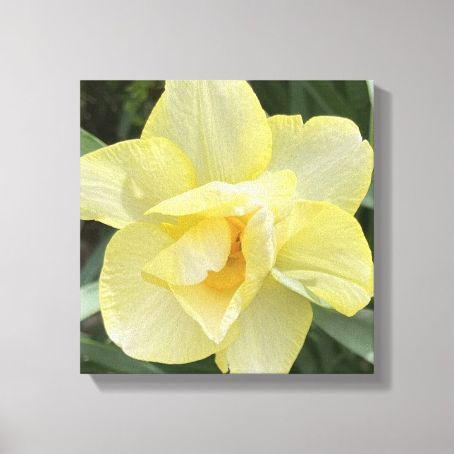 Toile imprimé floral jaune grisclairpourunjour (Recto)