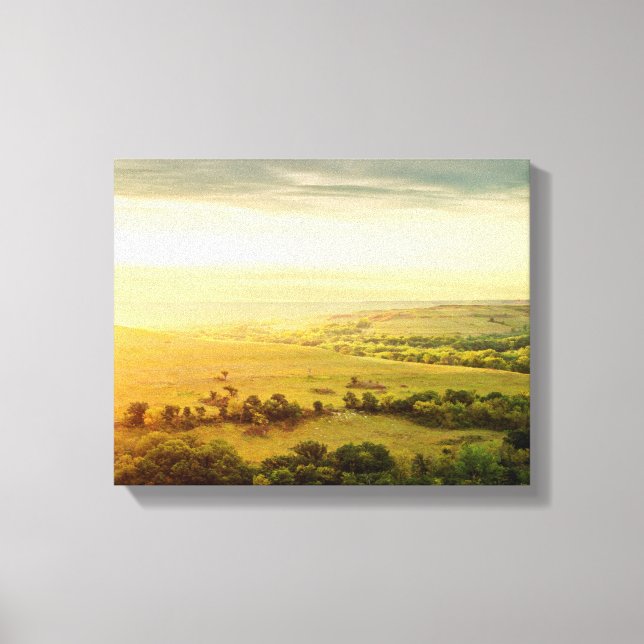 Toile Imprimé - Kansas Flint Hills (Recto)