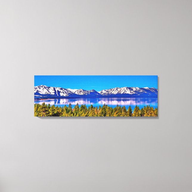 TOILE IMPRIMER 36 X 12 BELLES BOUGIES DE LAC TAHOE WRAPE (Recto)