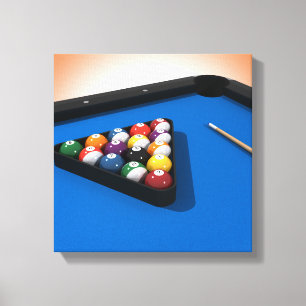 Toile Imprimer : Ballons de piscine / Billard