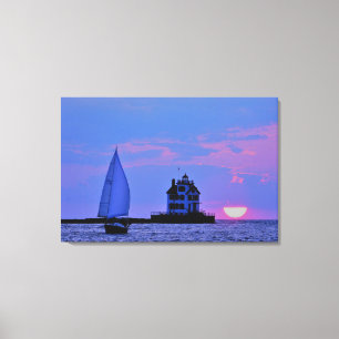 Toile Imprimer Canvas de coucher de soleil