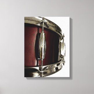 Toile Imprimer Drummer Canvas Red Snare