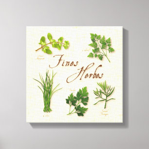 Toile Imprimer Herbes