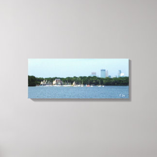 Toile Imprimer : Lac Harriet & Minneapolis Skyline_