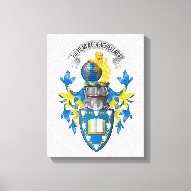 Toile Imprimer le tableau du registre des armes (Recto)