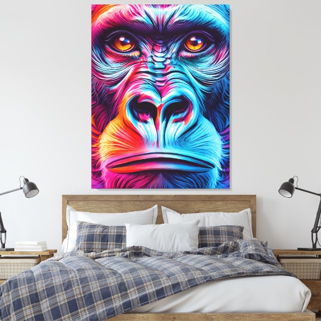 Toile Imprimer - Singe de Gorille (Insitu(Chambre))