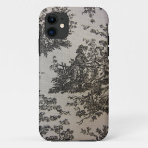 Toile in Black & White iPhone 11 Case