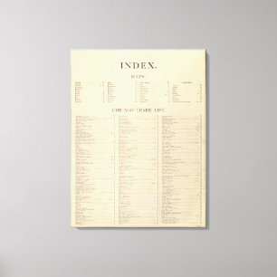 Toile Index Nouveau atlas commercial