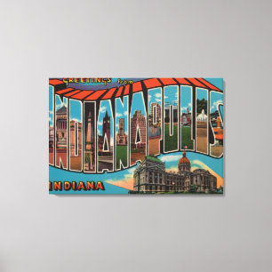 Toile Indianapolis, Indiana (Immeuble Capitale)