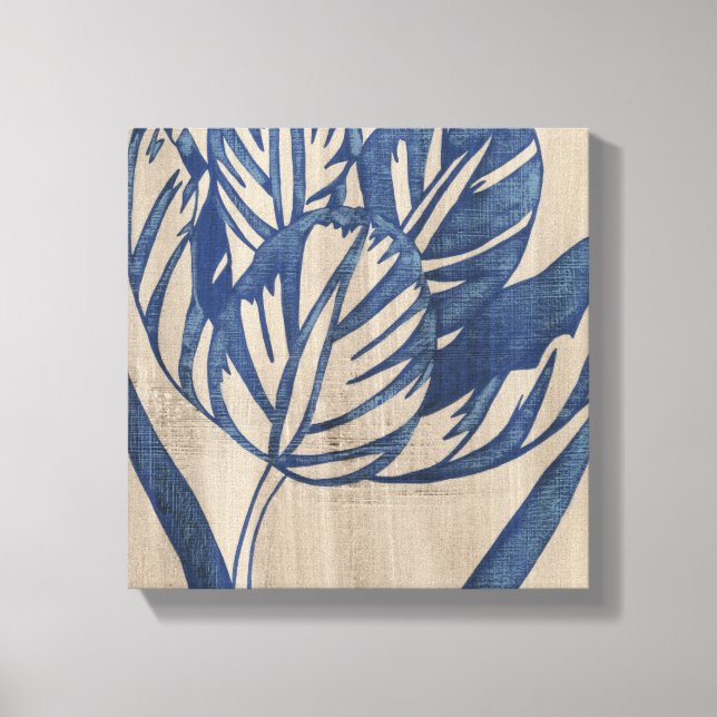 Toile Indigo Tulip (Recto)
