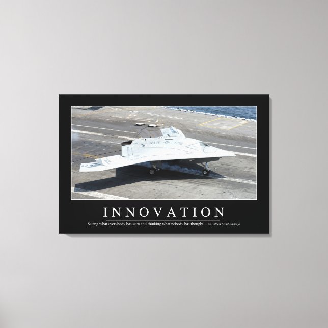 Toile Innovation : Citation 1 inspirée (Recto)