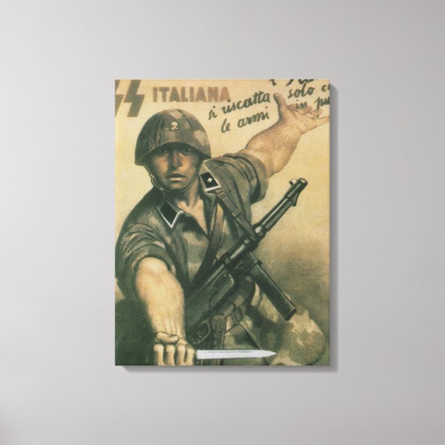 Toile Inscrire l'affiche de propagande (Recto)