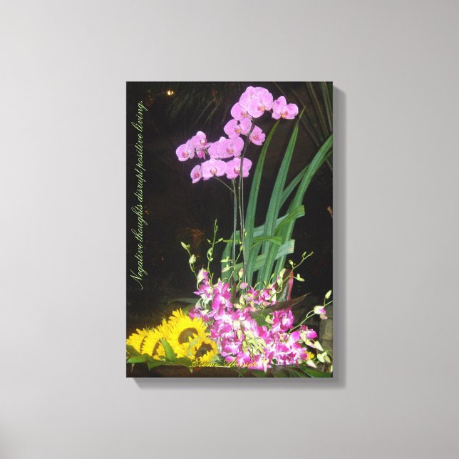 Toile Inspiration / Motivationnelle Peinture mural (Recto)