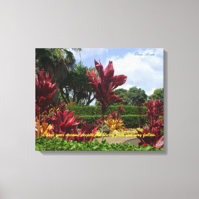 Toile Inspiration / Motivationnelle Peinture mural (Recto)