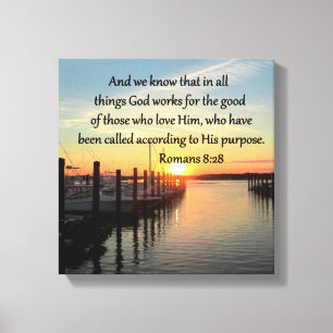TOILE INSPIRING ROMANS 8:28 DESIGN