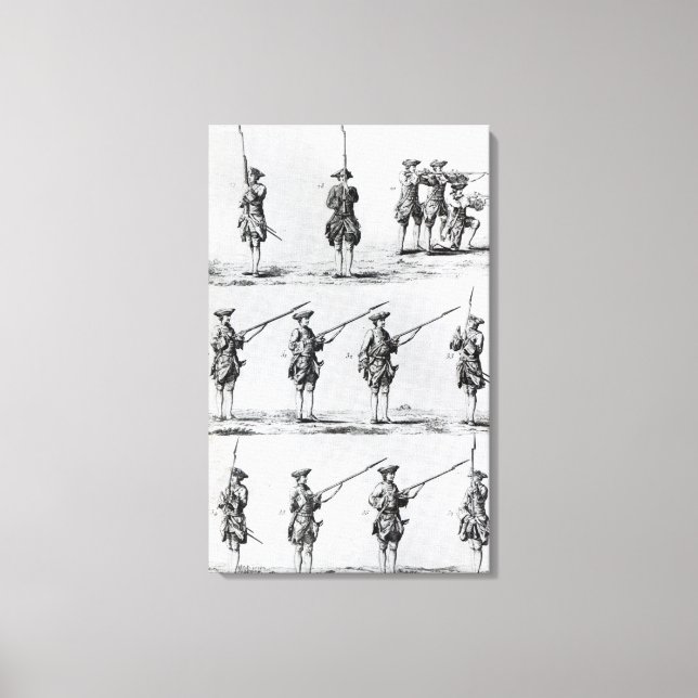 Toile Instructions pour un exercice Bayonet (Recto)