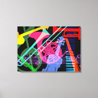 Instruments de musique Pop Art Design