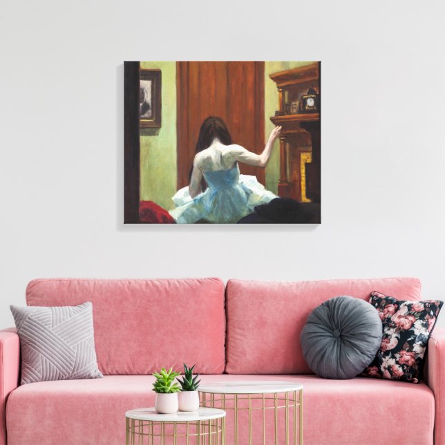Toile Intérieur de New York | Edward Hopper | (Insitu(Salon))