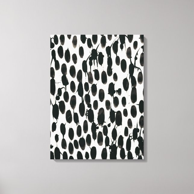 Toile Invariable I | Aquarelle noire (Recto)