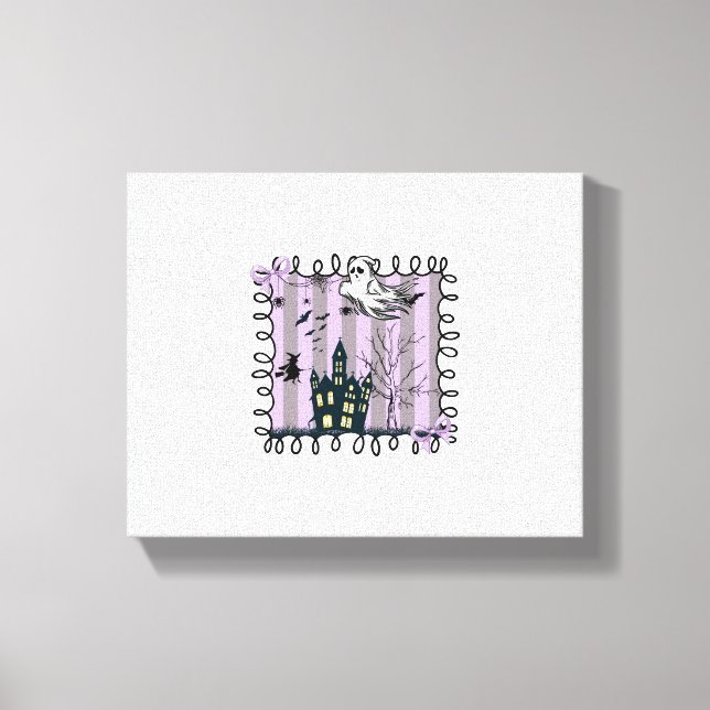 Toile Iridescente Coquette Halloween (Recto)