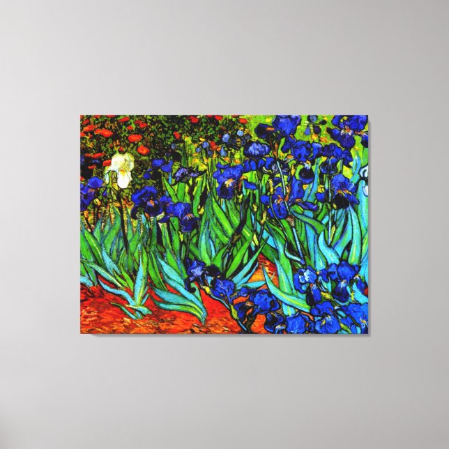 Toile Irises, célèbre oeuvre de Van Gogh, (Recto)