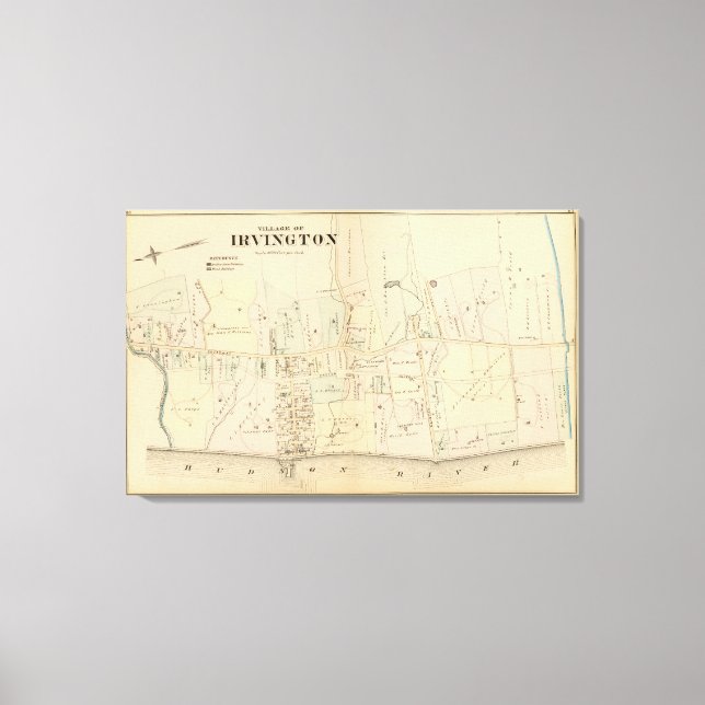 Toile Irvington, New York (Recto)