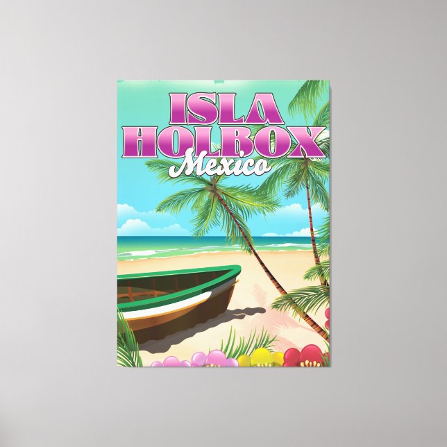 Toile Isla Holbox Mexique (Recto)