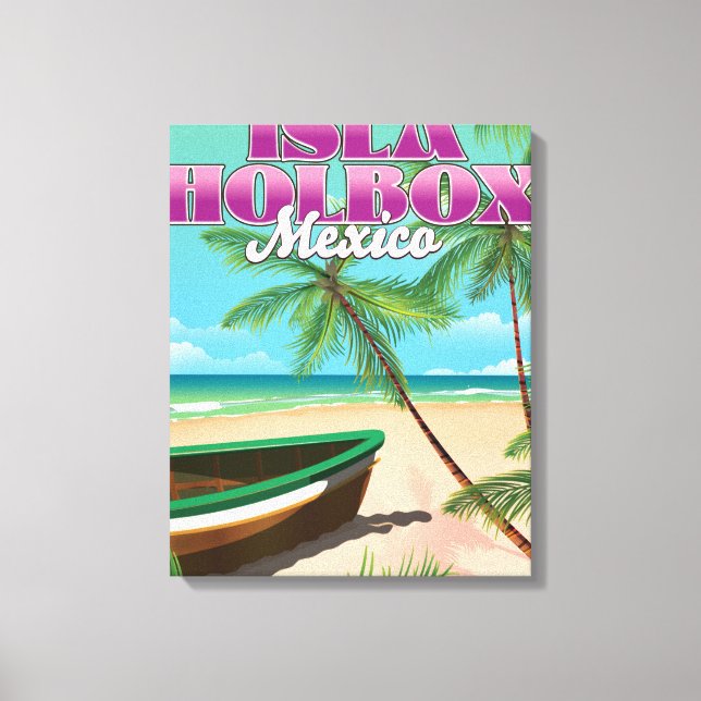 Toile Isla Holbox Mexique (Recto)
