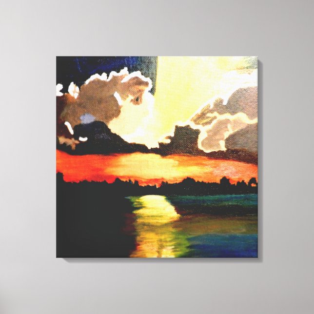 toile ISLAND SUNSET (Recto)