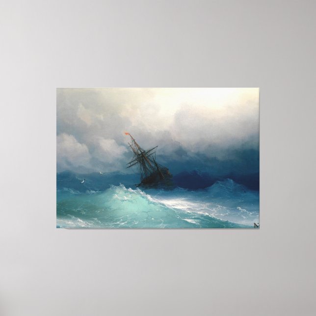 Toile Ivan Konstantinovich Aivazovsky (1817-1900) - Navi (Recto)