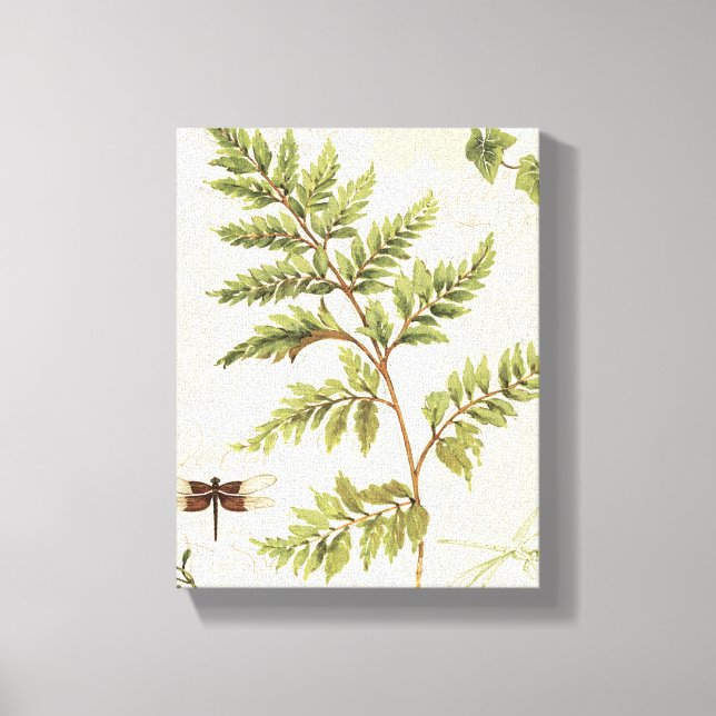 Toile Ivies et fougères (Recto)