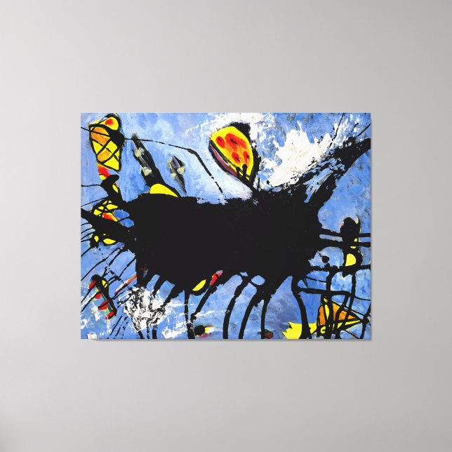 Toile J. P. - CARACTÉRISTIQUE NOIR POUILLÉ I - c. 1950 - (Recto)