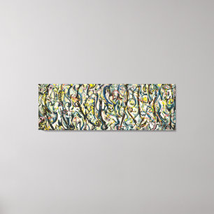 Toile J. P. - MURAL - 1943 - Expressionnisme Abstrait -