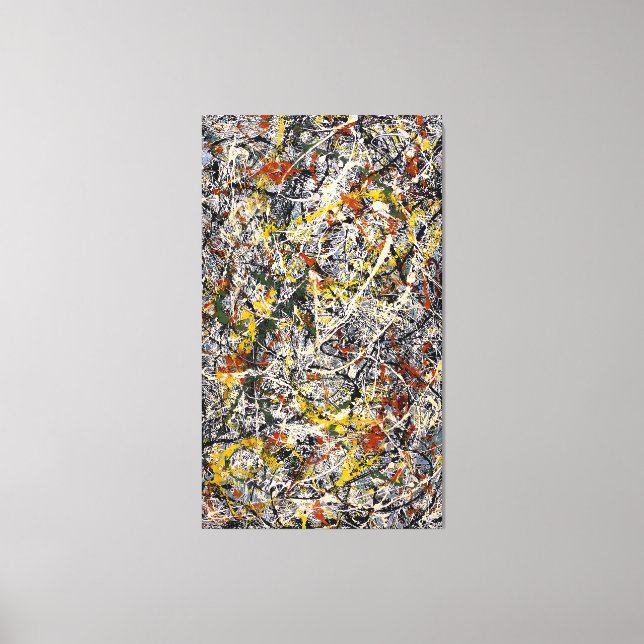 Toile J. P. - Numéro 3 TIGER - 1949 - Peinture d'action (Recto)