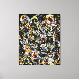 Toile J. P. - Numéro 4 - 1951 - Peinture d'action -