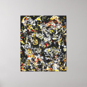 Toile J. P. - Numéro 4 - 1951 - Peinture d'action -