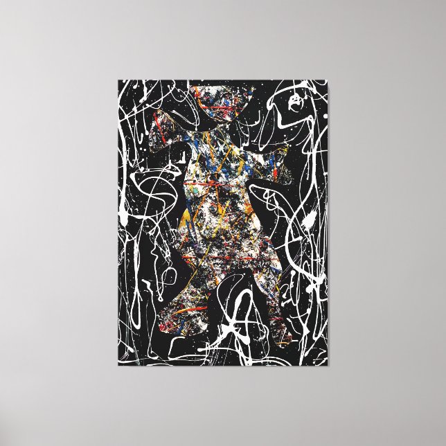 Toile J. P. - Sans titre (figure de découpe) - 1948 - (Recto)