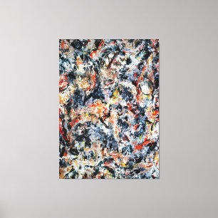 Toile J. P. - SCENT - 1955 - Expressionnisme Abstrait -